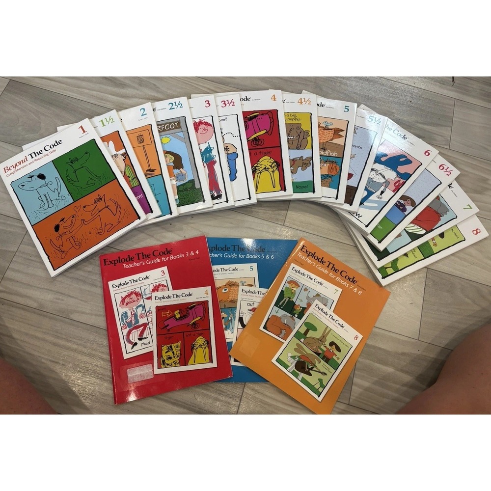 Explode The Code Books 1-8 Homeschool Teachers Guide Comprehension